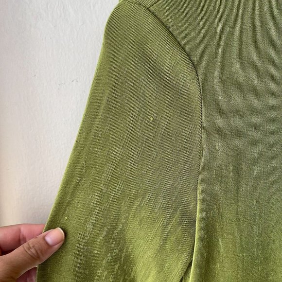 Princess Polly Olive Green Button-Up Blouse - Picture 3 of 14